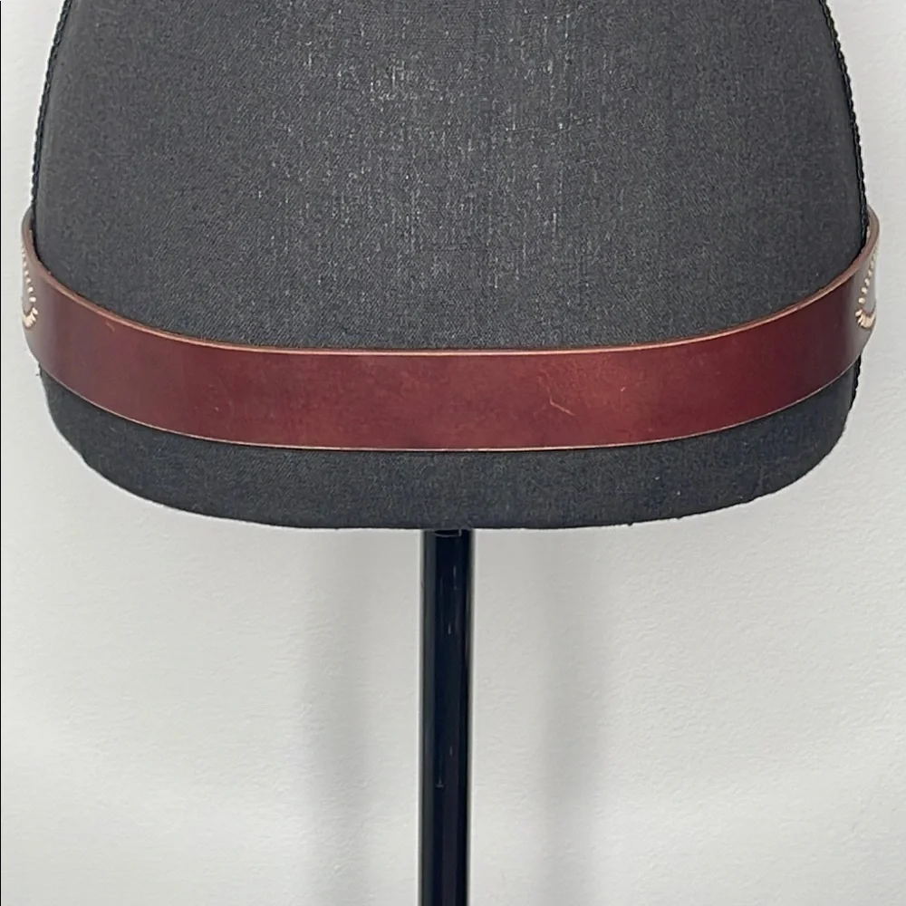 NEW Brown Italian Leather Belt with Silver Buckle